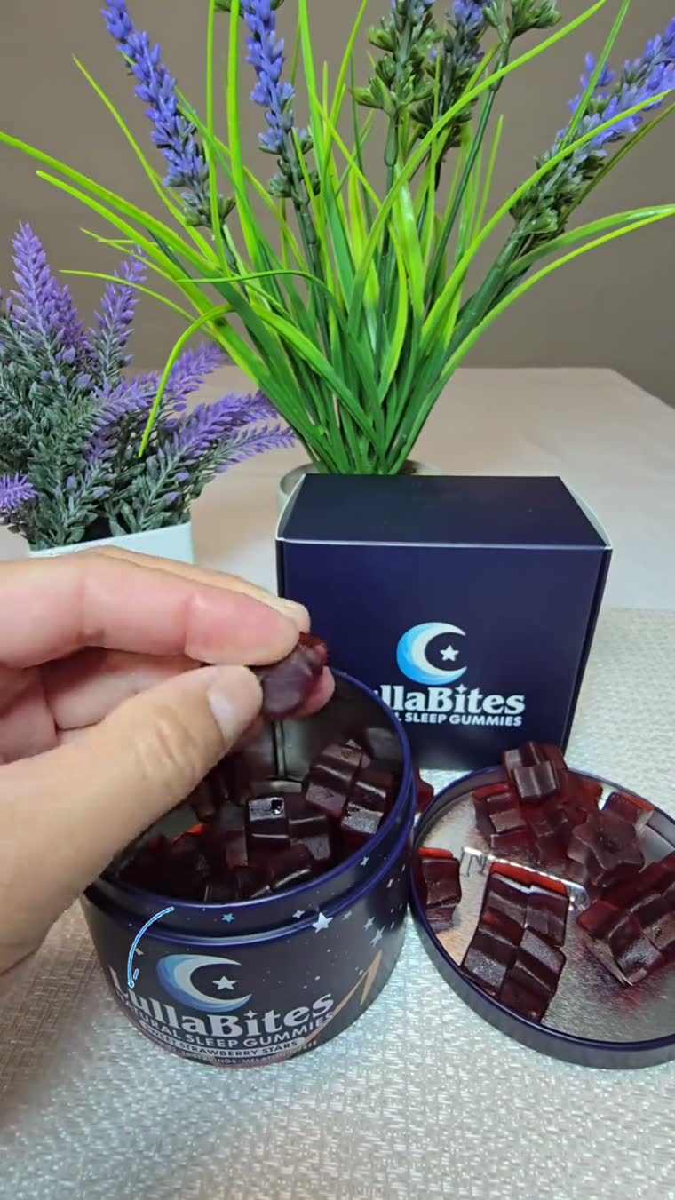 Una gomita de LullaBites en forma de estrella